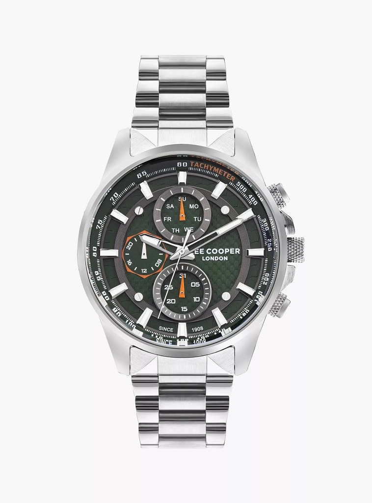 LEE COOPER Men’s Multi Function Green Dial Watch – LC07852.370