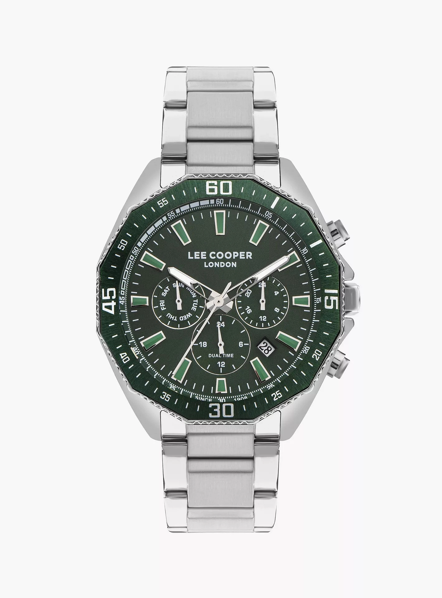 LEE COOPER Men’s Multi Function Green Dial Watch – LC07847.370