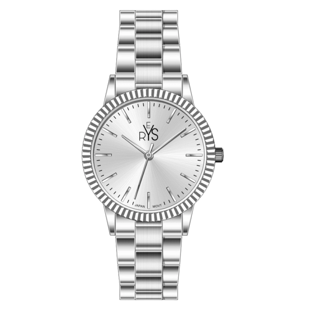 REYS WATCH WATCH-WOMEN-STAINLESS STEEL-SILVER R2042-SS
