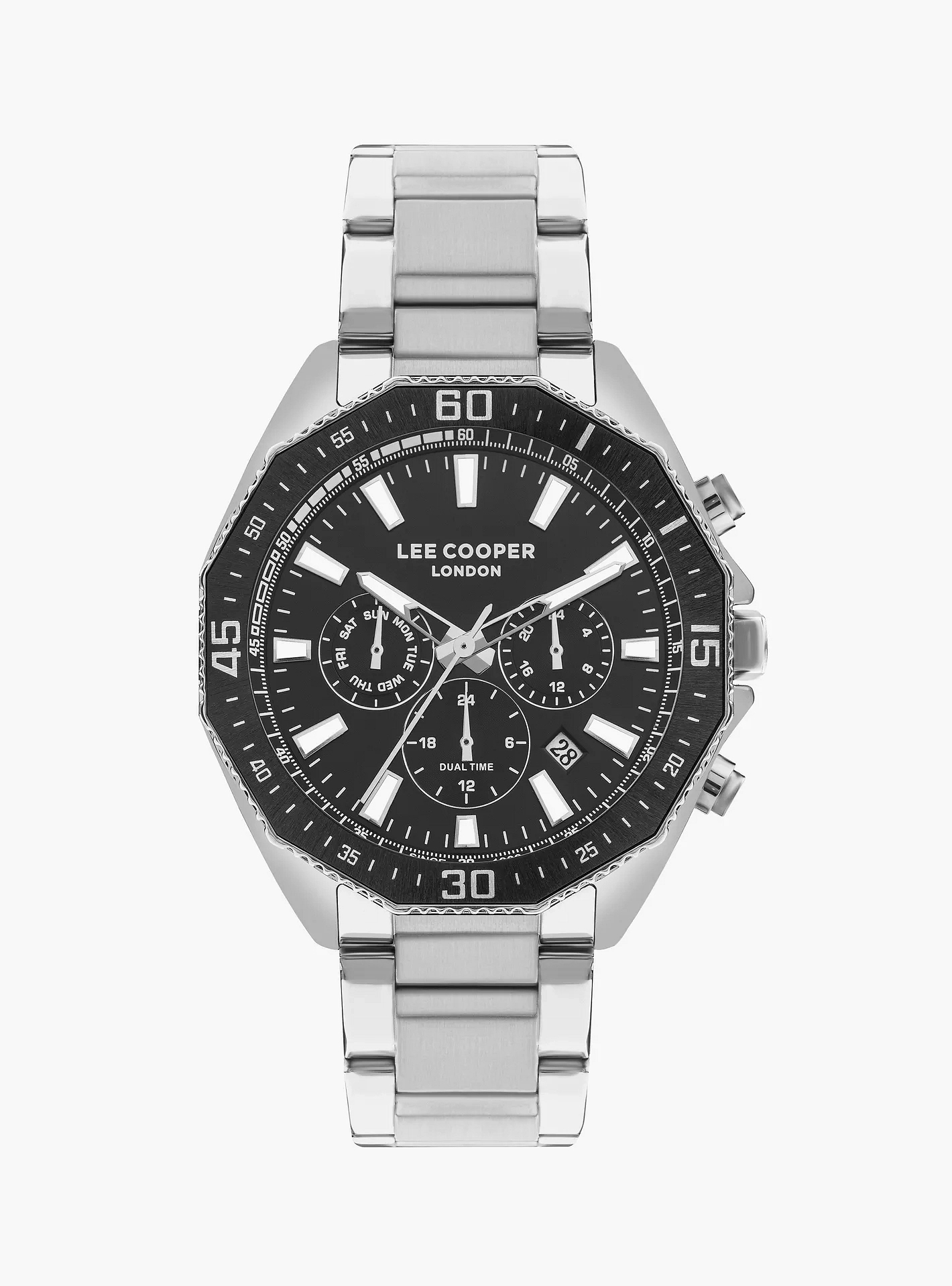 LEE COOPER Men’s Multi Function Black Dial Watch – LC07847.350