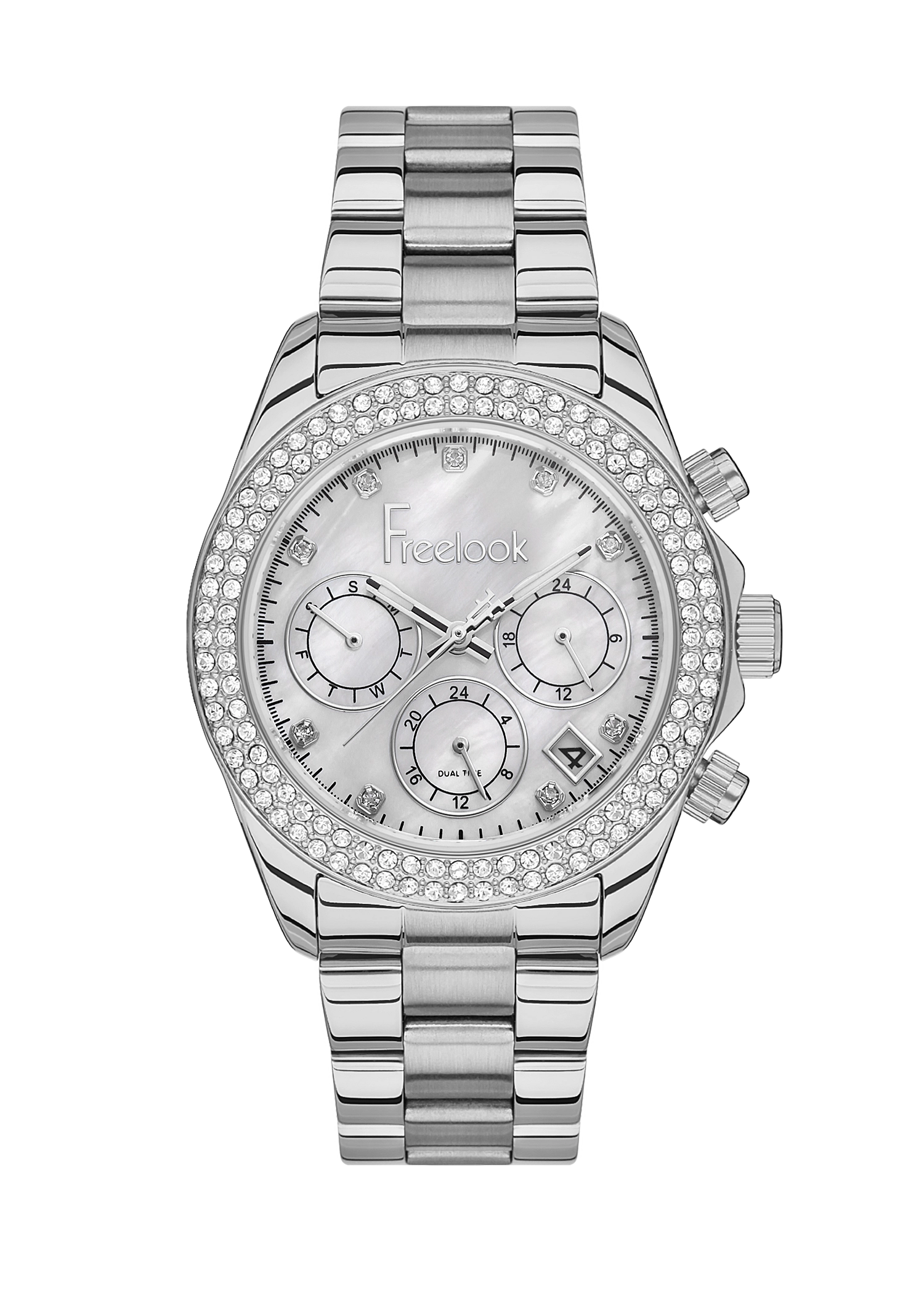 FREELOOK CHARMANT WOMENS STAINLESS STEEL STRAP WATCH – FL.1.10408-1