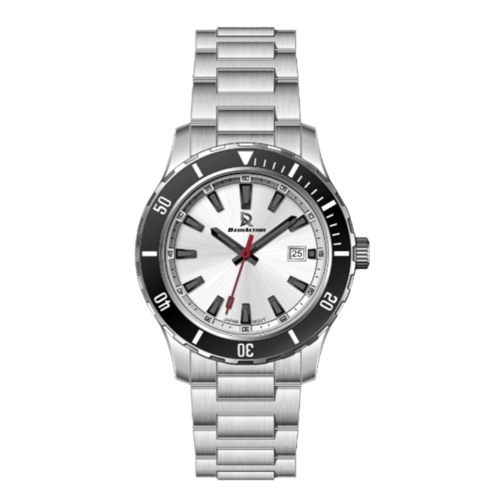 DASH ACTION WATCH-MEN-STAINLESS STEEL- D1954-SS
