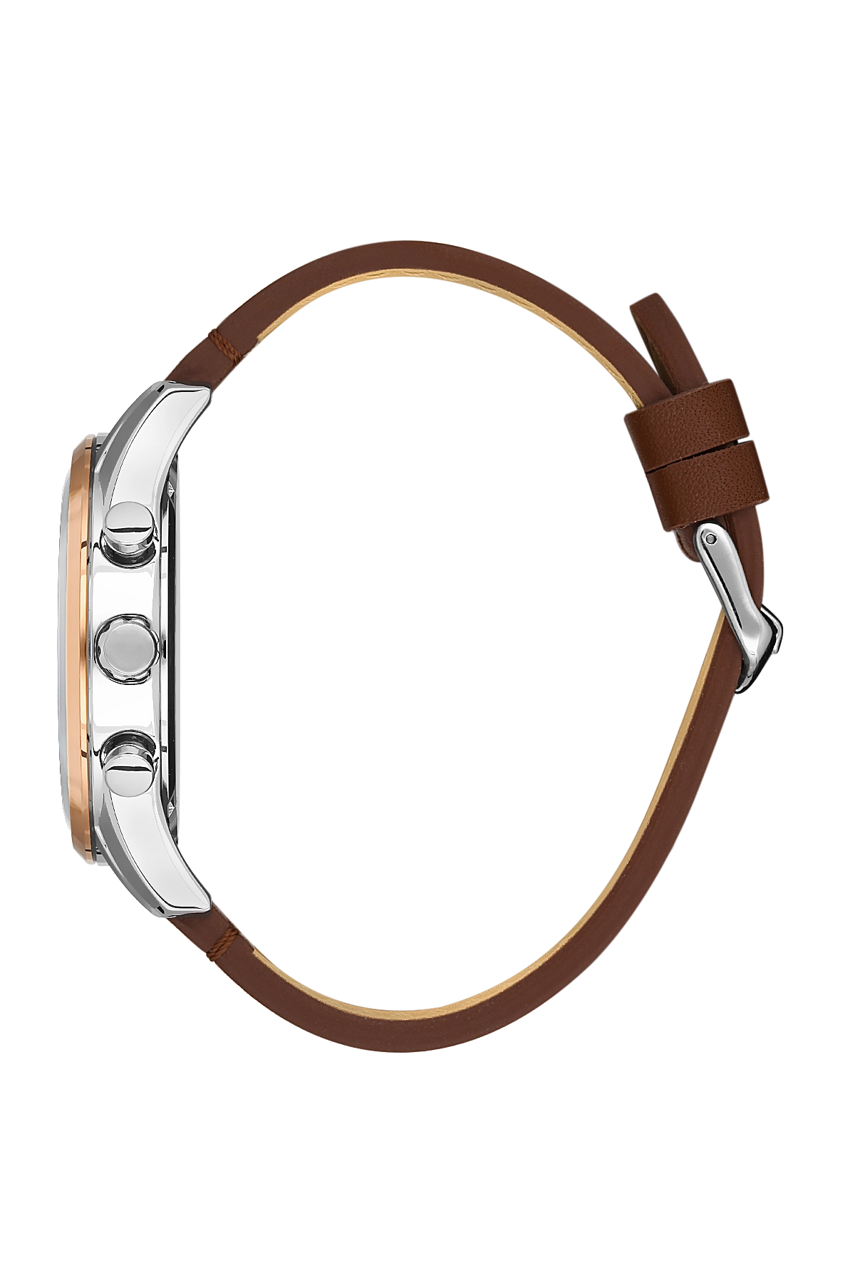 BIGOTTI MILANO MENS LEATHER STRAP WATCH- BG.1.10490-4