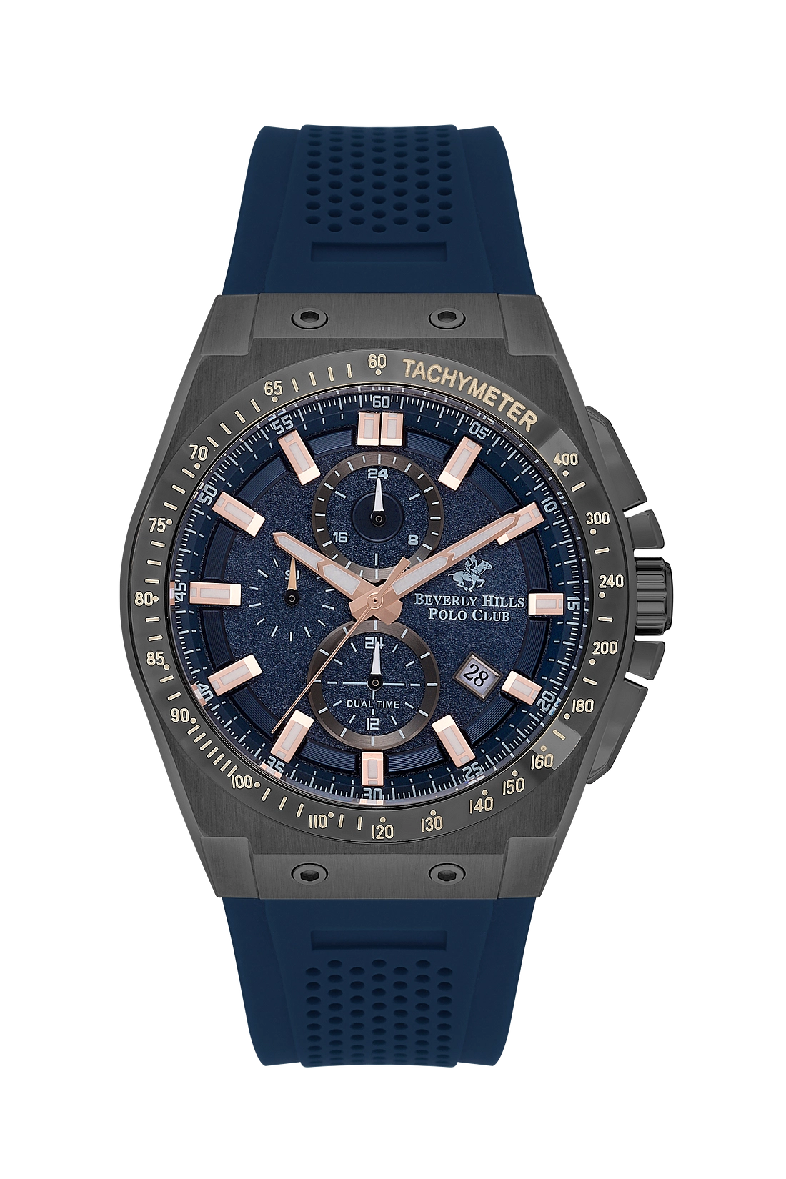 Beverly Hills Polo Club Men’s Multi Function Dark Blue Dial Watch – BP3541X.099
