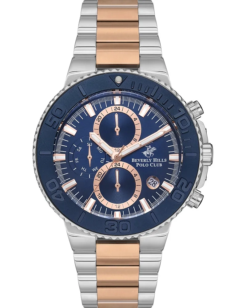 Beverly Hills Polo Club Men’s Multi Function Blue Dial Watch – BP3540X.590
