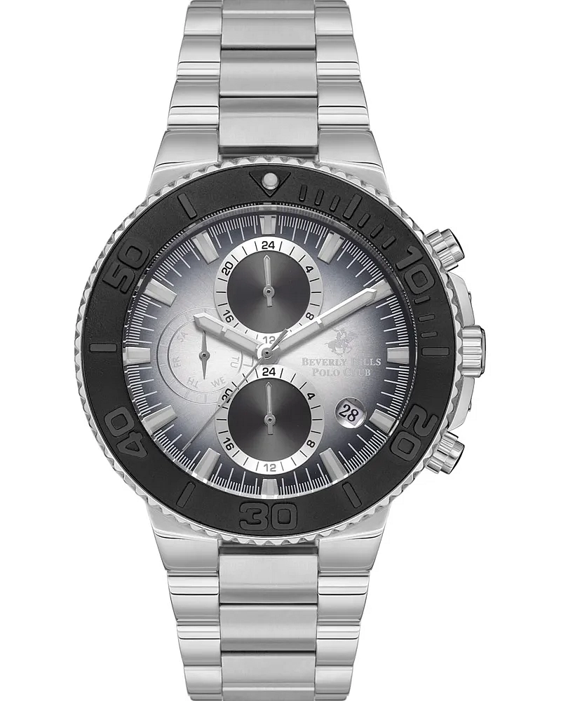 Beverly Hills Polo Club Men’s Multi Function Gray Dial Watch – BP3540X.340