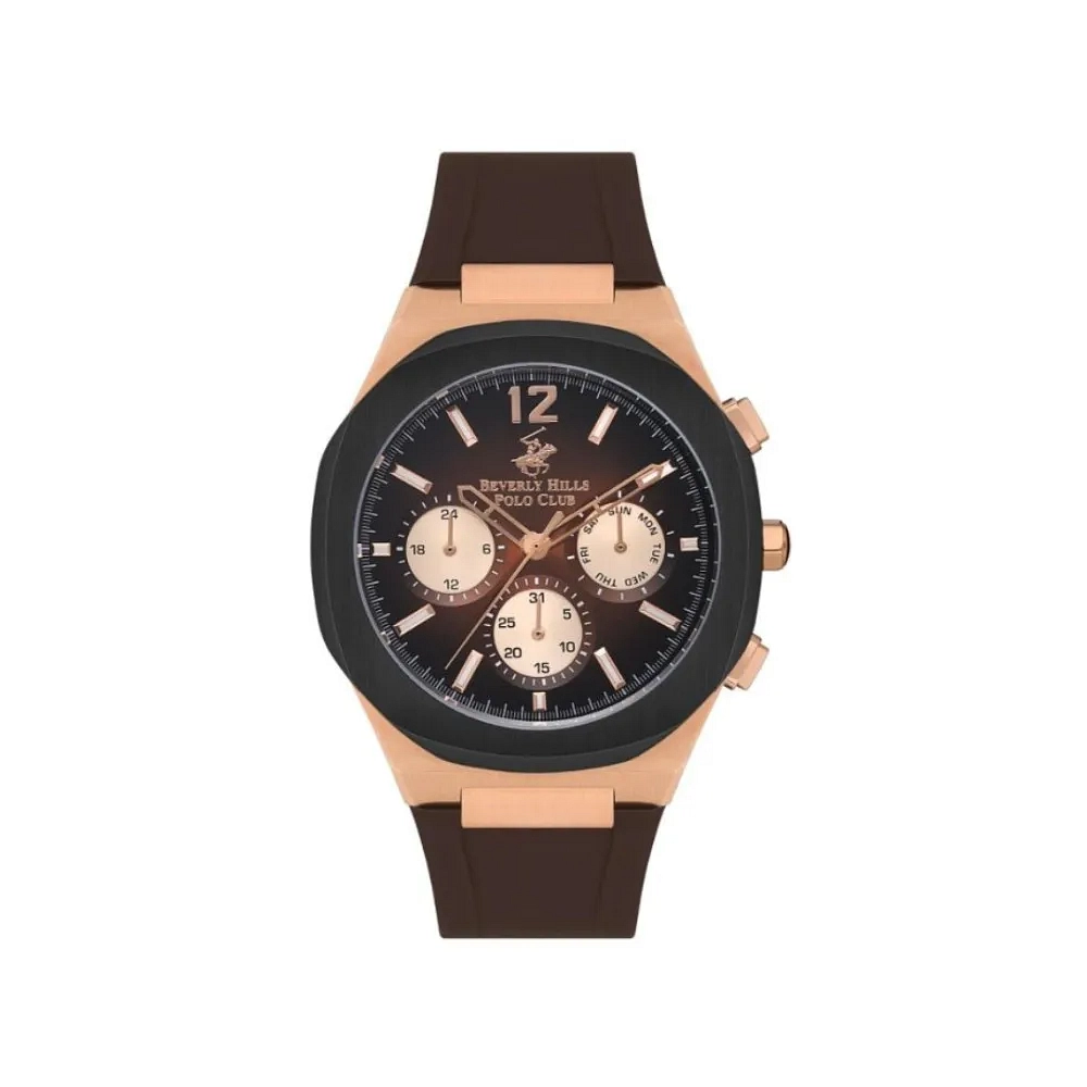 Beverly Hills Polo Club Men’s Multi Function Brown Dial Watch – BP3539X.844