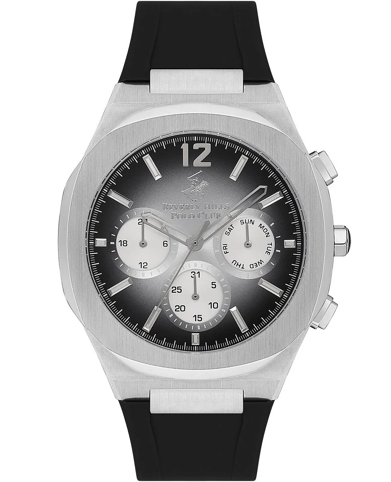 Beverly Hills Polo Club Men’s Multi Function Black Dial Watch – BP3539X.351