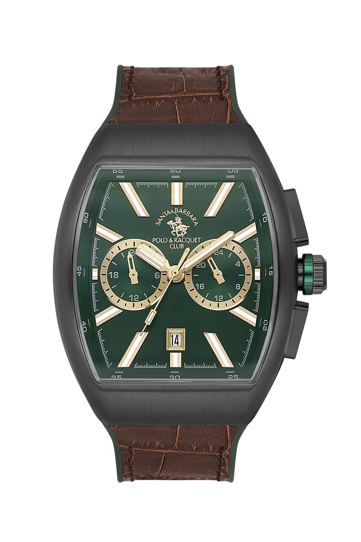 SANTA BARBARA MEN’S WATCH GREEN DIAL SB.1.10607-5