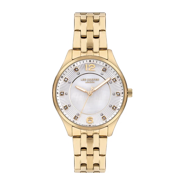 LEE COOPER Women’s Analog White MOP Dial Watch – LC07832.120