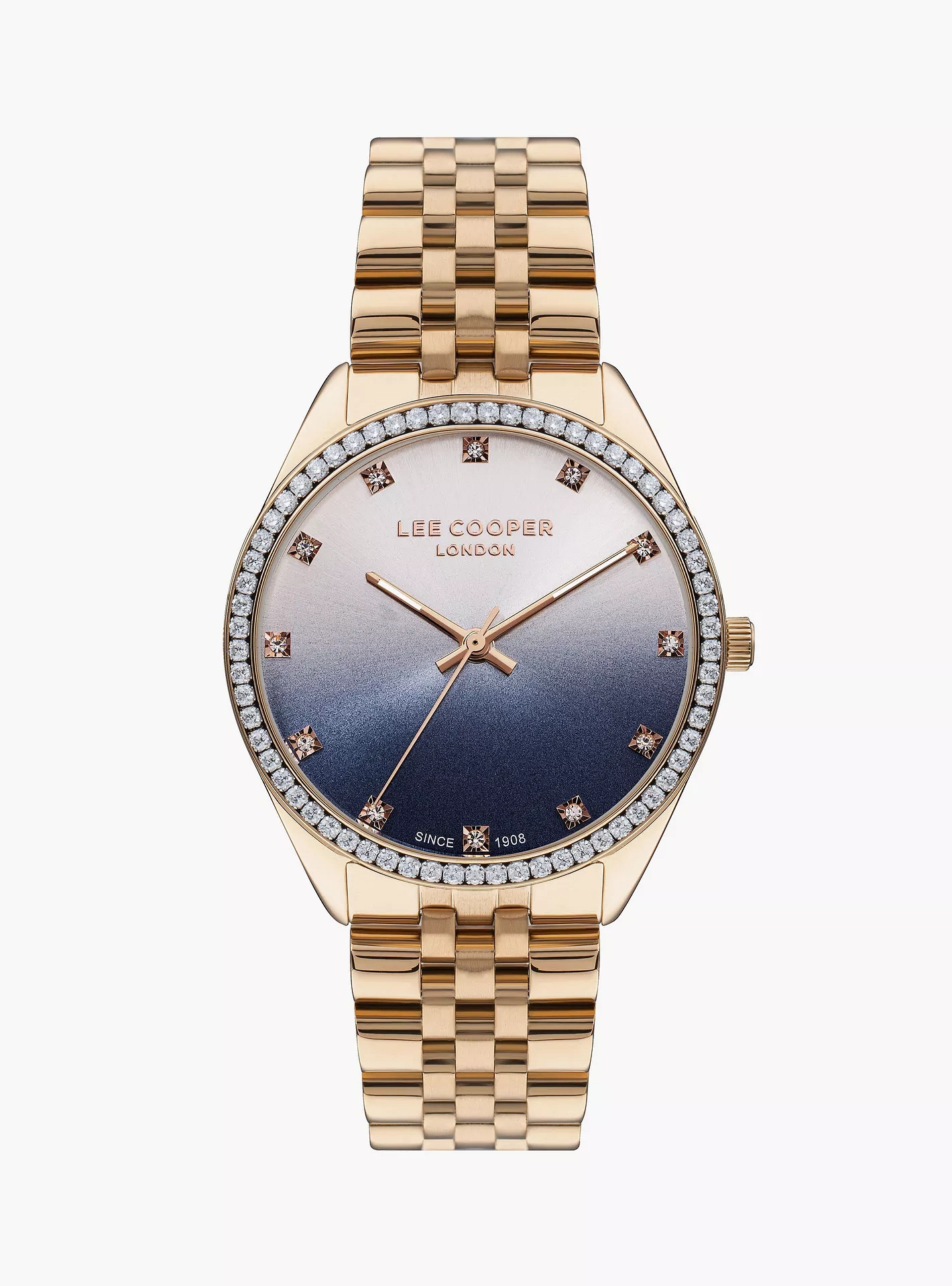 LEE COOPER Women’s Analog Blue MOP Dial Watch – LC07831.490