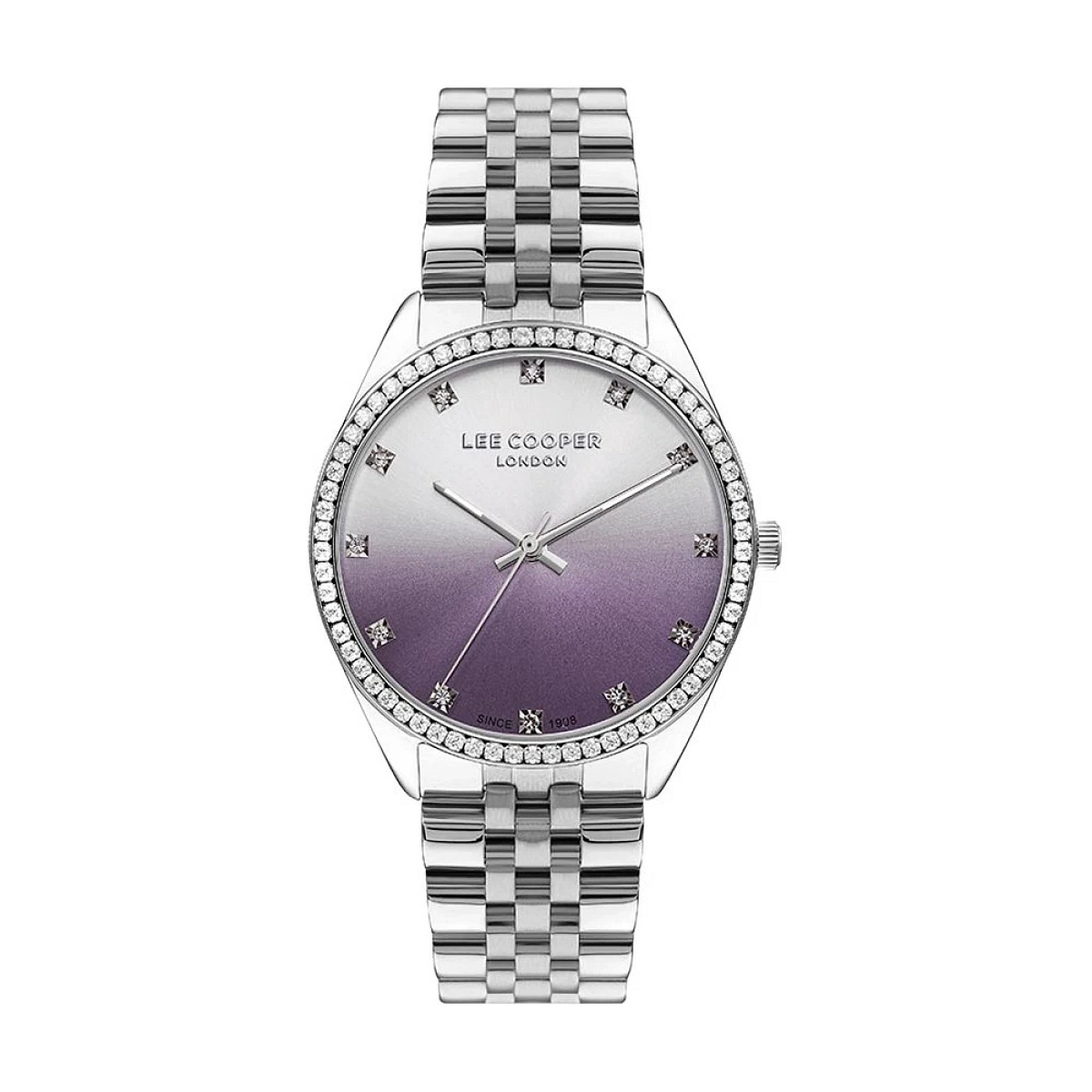 LEE COOPER Women’s Analog Purple MOP Dial Watch – LC07831.380