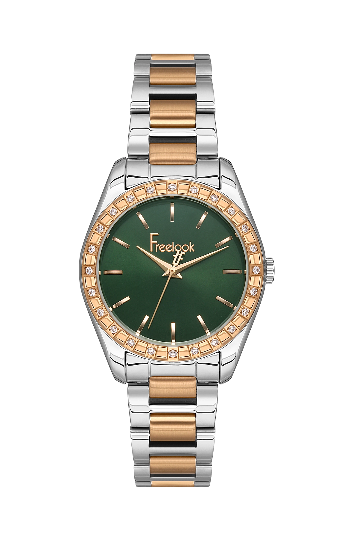 FREELOOK LUMIERE WOMENS STAINLESS STEEL STRAP WATCH WITH GIFT SET – FL.1.10400-5