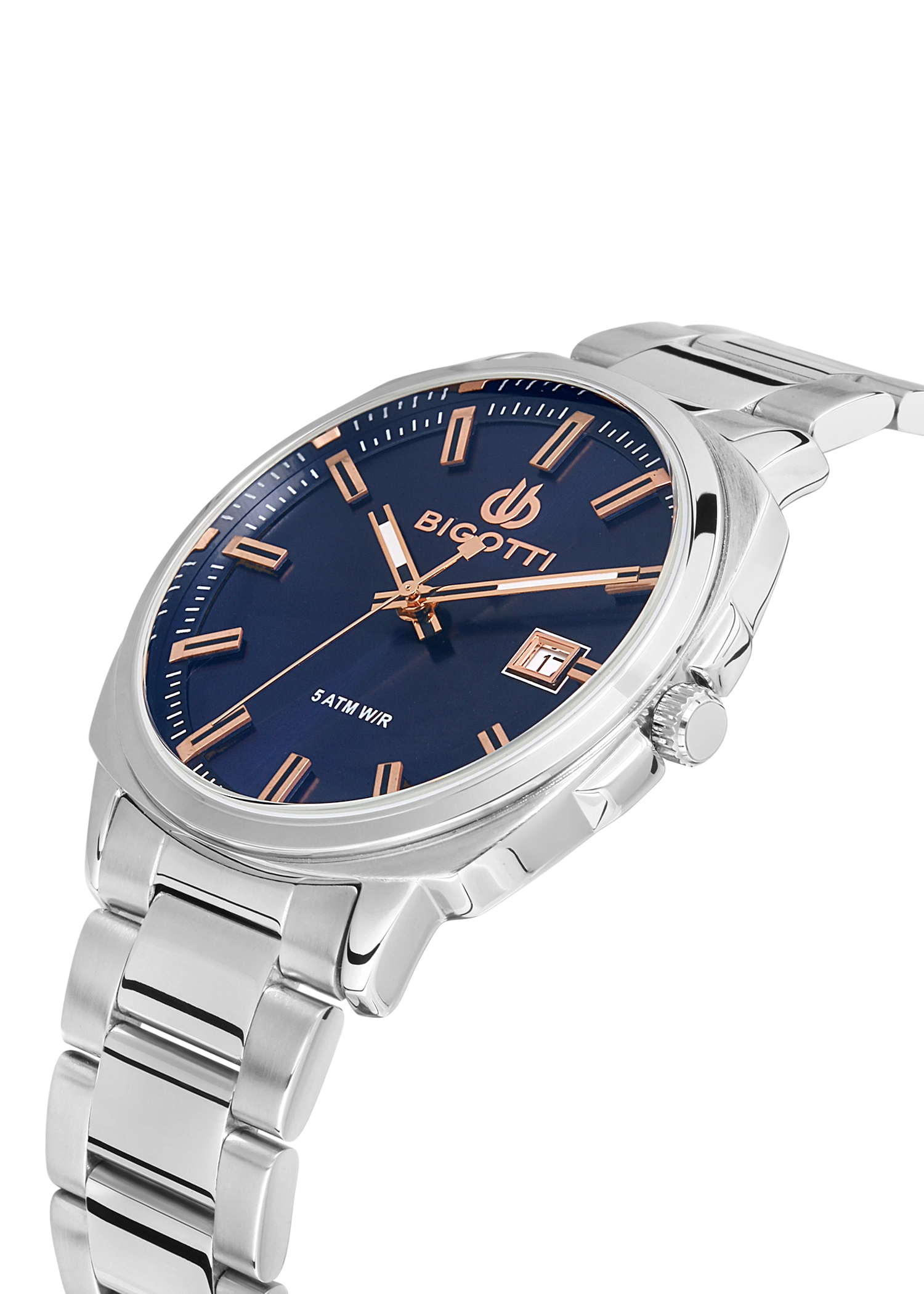 BIGOTTI MILANO MENS STAINLESS STEEL STRAP WATCH – BG.1.10483-3