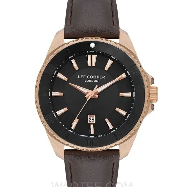 LEE COOPER Men’s Analog Black Dial Watch – LC07870.464