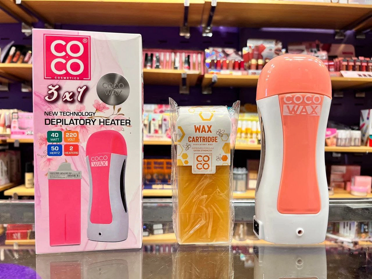 جهاز شمع كوكو واكس الجديد ♥️ Coco wax 3*1♥️