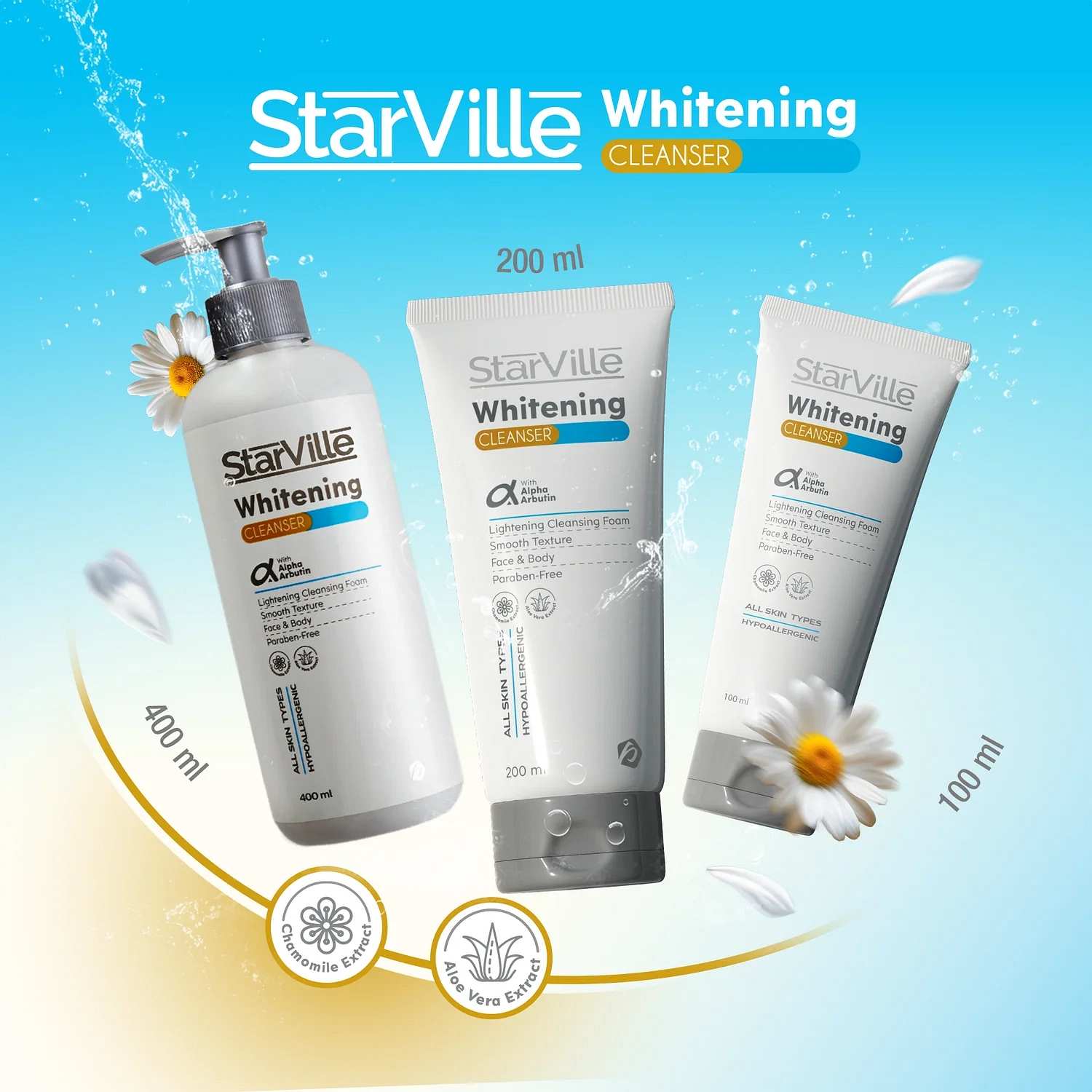 starville Whitening Cleanser  400 ML