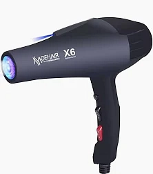 Moehair مجفف شعر X6 – 2500 W مزوّد بتقنية الأيونات السالبة، قوي بمحرك