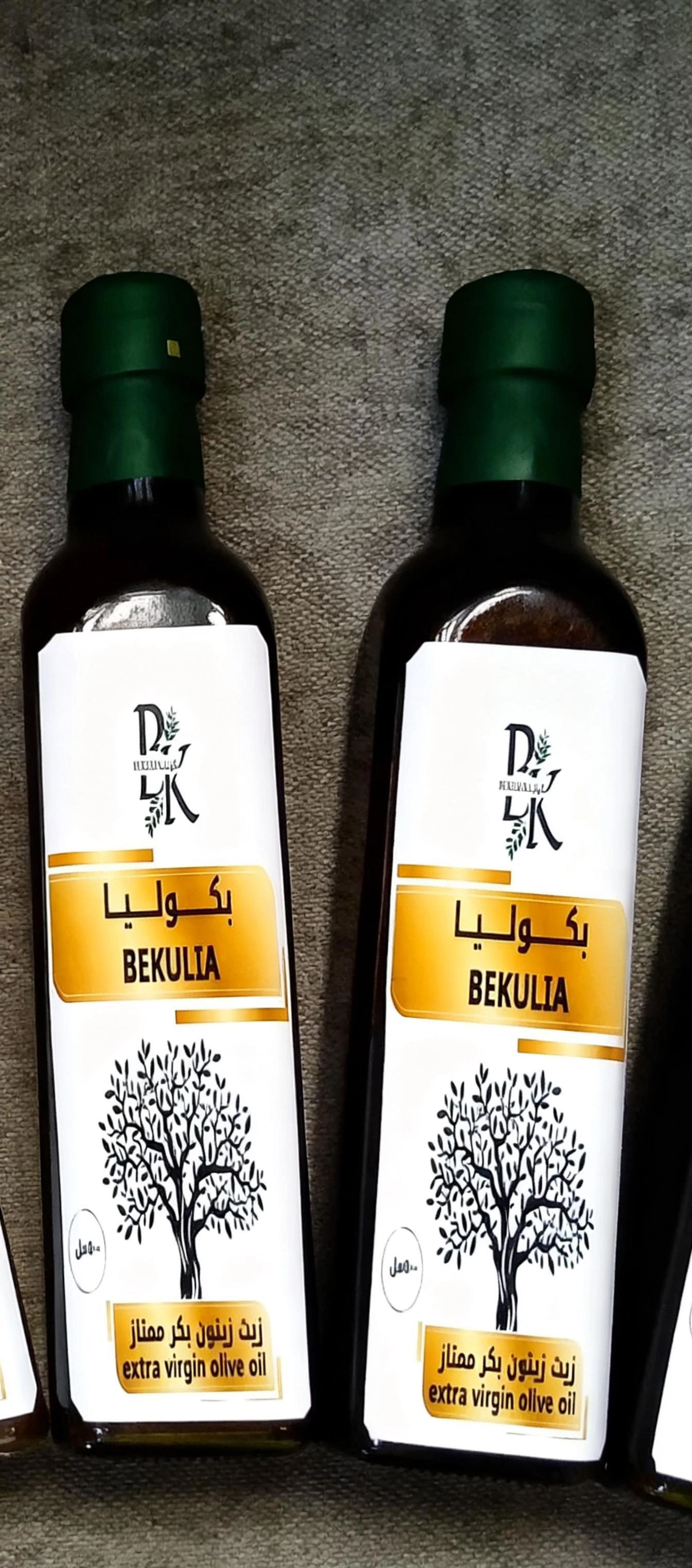 نصف زيت زيتون بكوليا زجاج