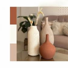 طقم 3 أصص فخارية بأحجام مختلفة