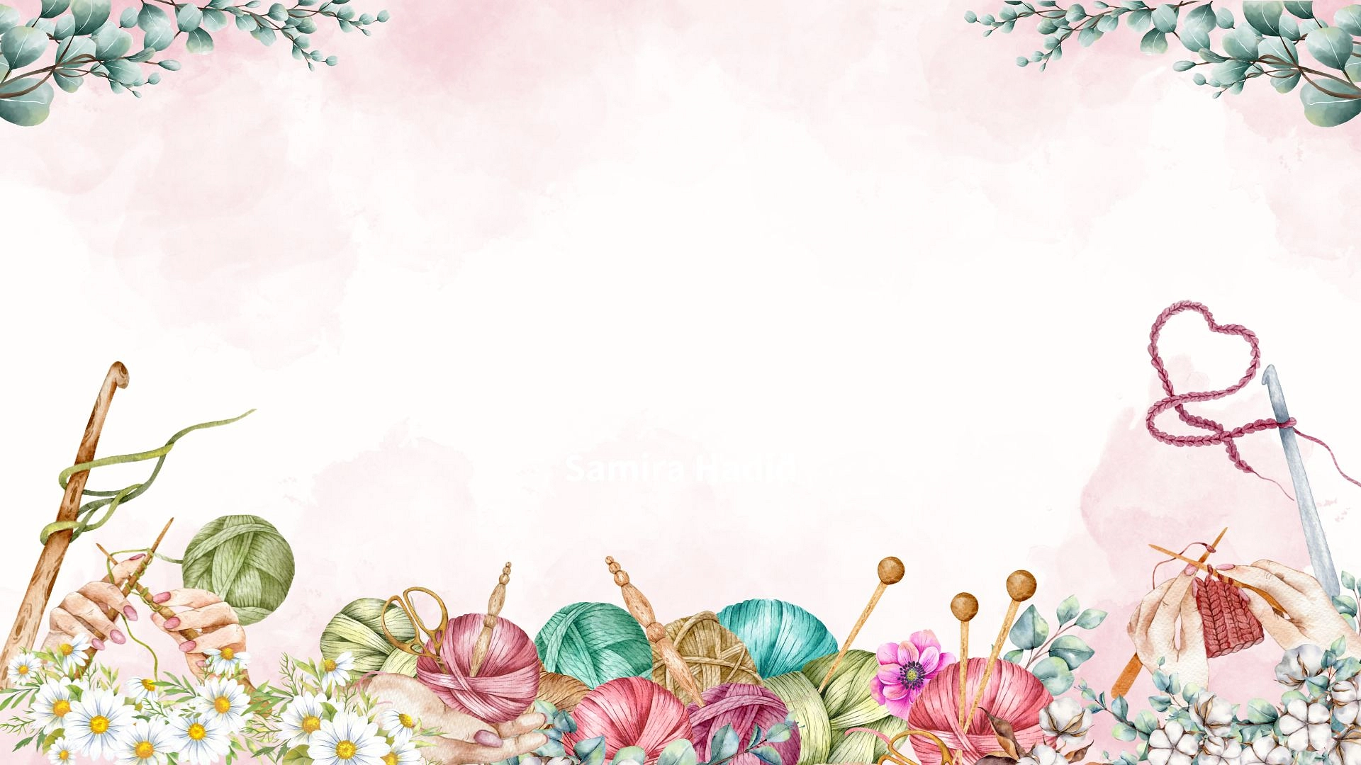 كل ألوان الخيوط في مكان واحد