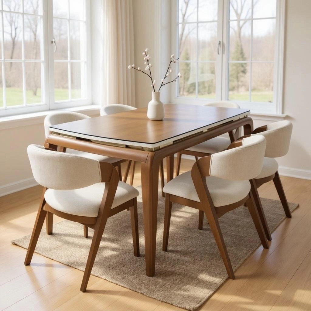 طاولة سفرة 6 كراسي