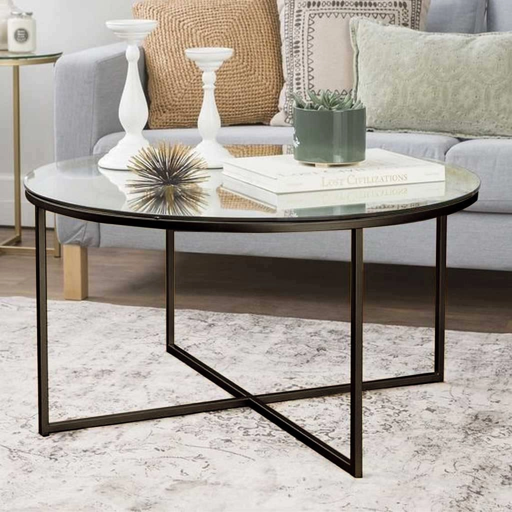 ترابيزة قهوة زجاج