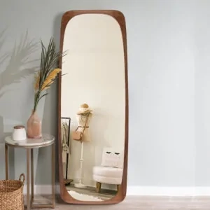 مراية بإطار خشب