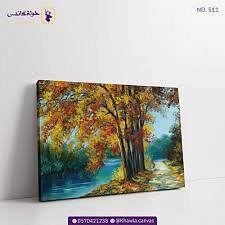 لوحة كانفس طبيعة خريفية