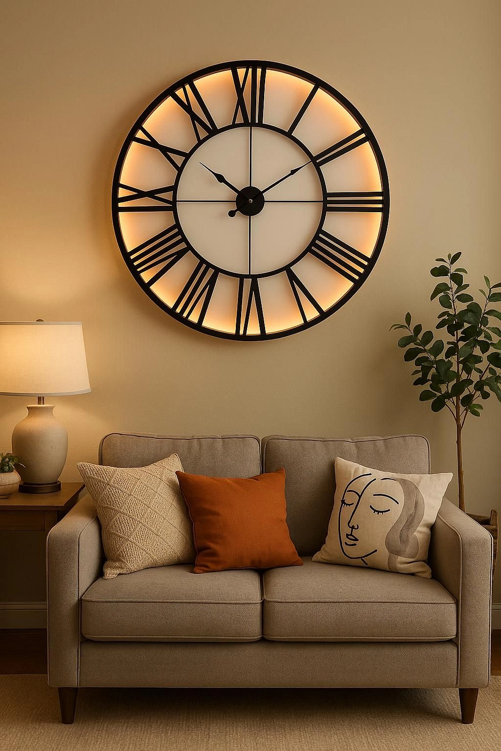 ساعة حائط ديكور مودرن