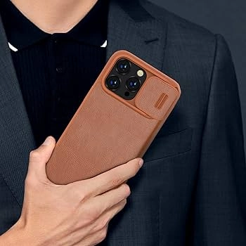 جراب موبايل جلد طبيعي يدوي