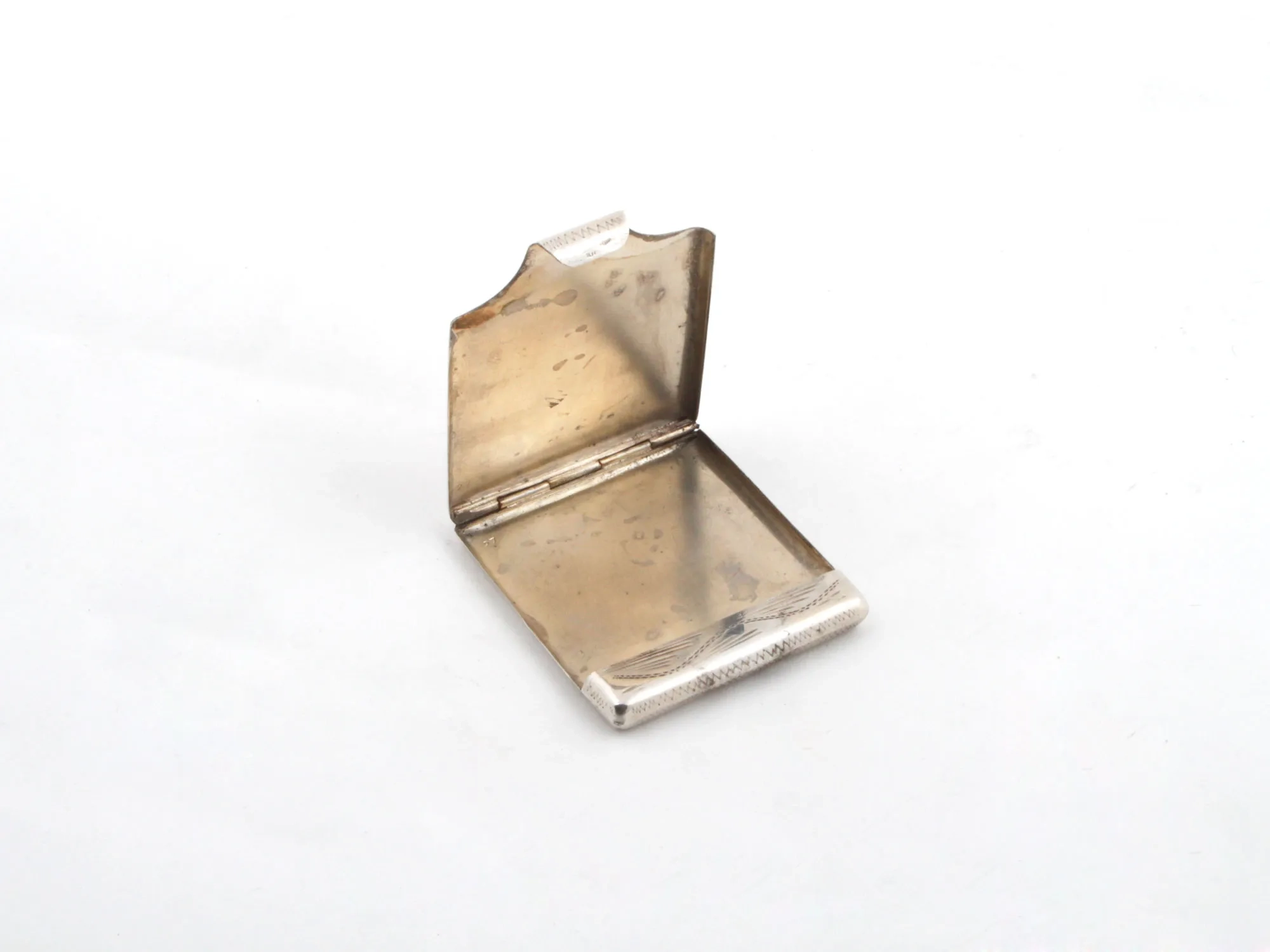 علبة كبريت نحاس محفورة