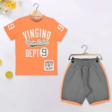 طقم صيفي قطني نصف كم