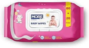 مناديل مبللة للأطفال (عبوة كبيرة)