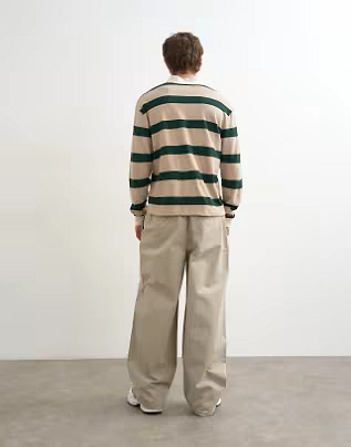 Topman baggy fit trousers with