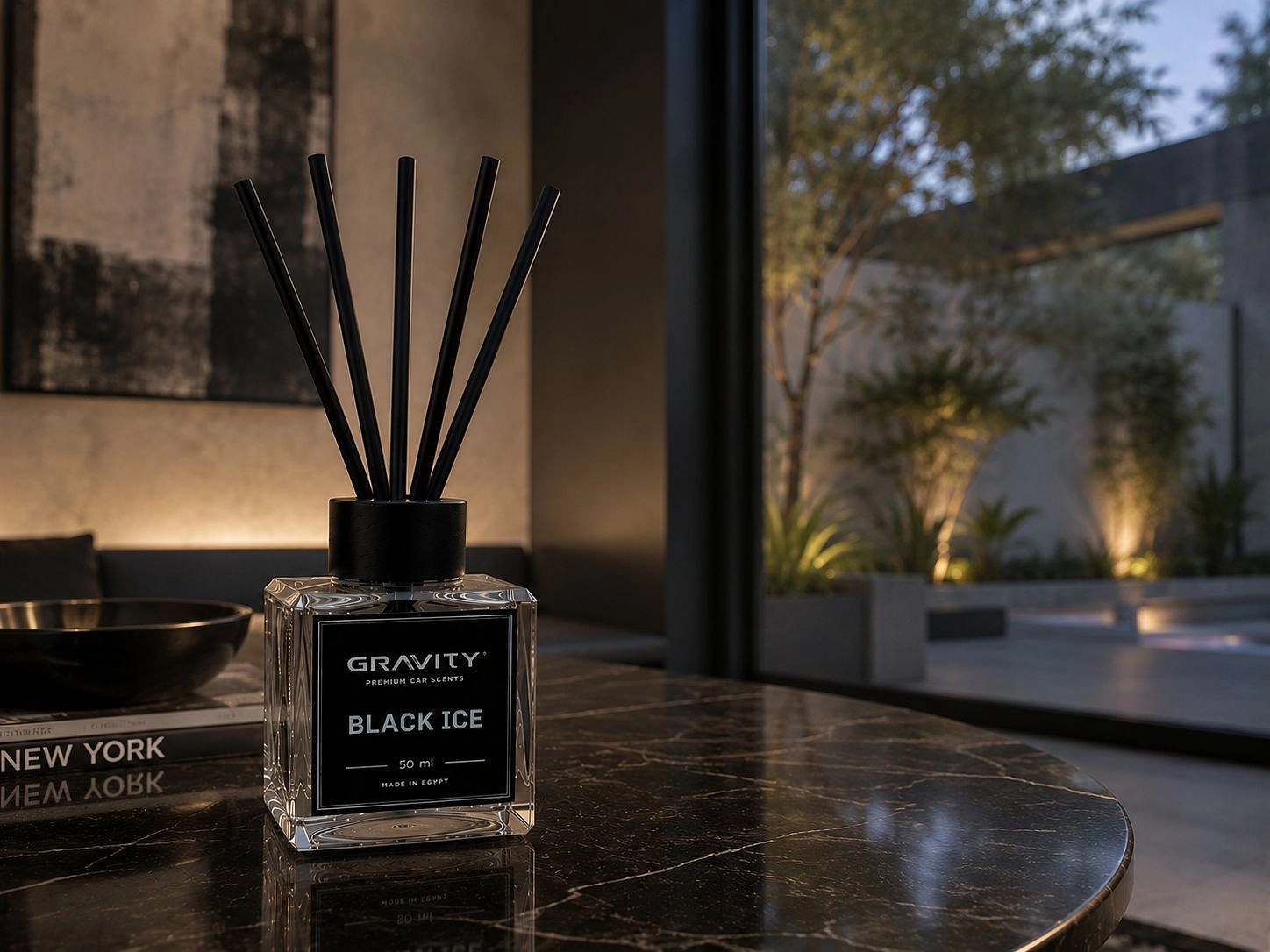 فواحة سيارة برائحة Black Ice (٥٠ مللي)