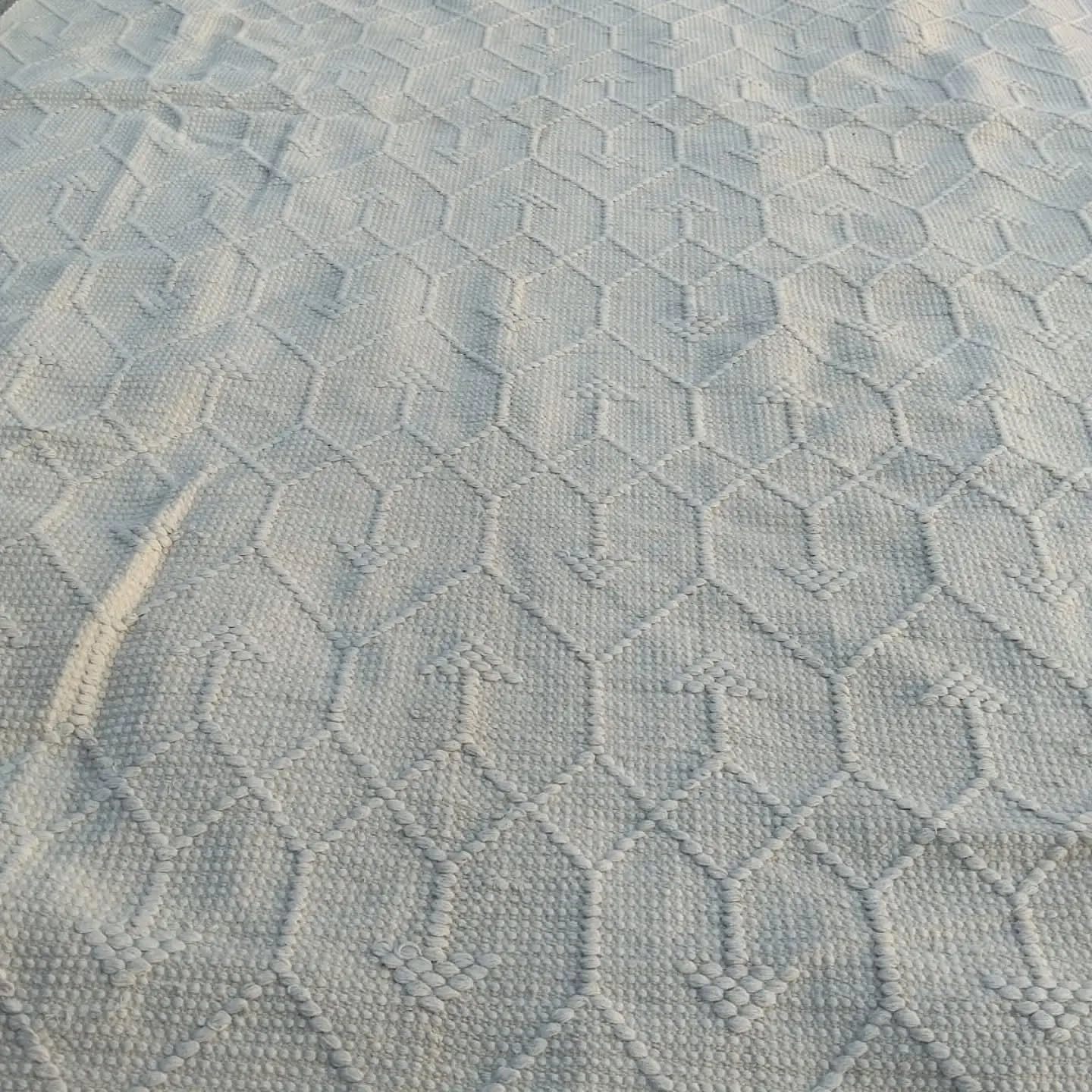 كليم يدوي بخامة قطن طبيعي مقاس 2 × 3