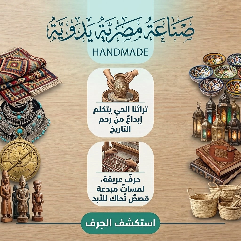 صناعة يدوية مصرية