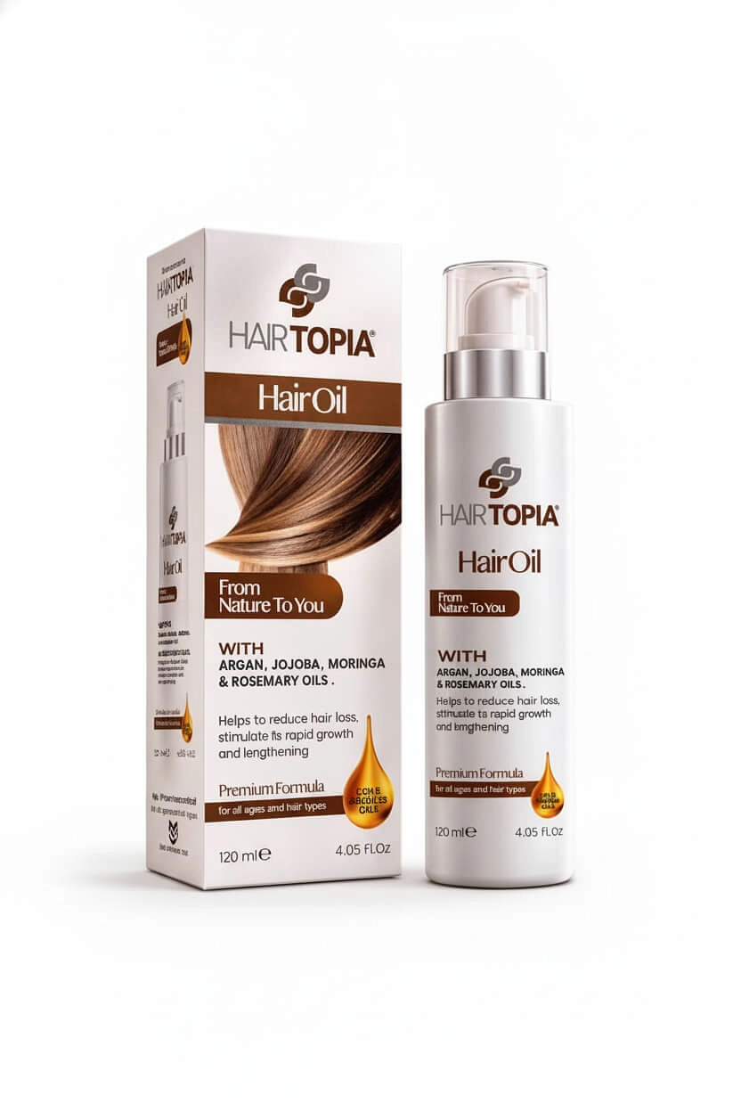 زيت HairTopia بتركيبة 10 زيوت للعناية وتقوية الشعر